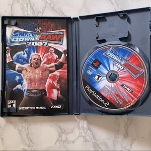 Ps2 Smackdown VS Raw Wrestling Gaming Disc